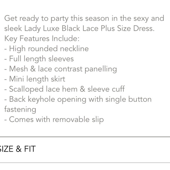 City Chic lace dress - Picture 6 of 7